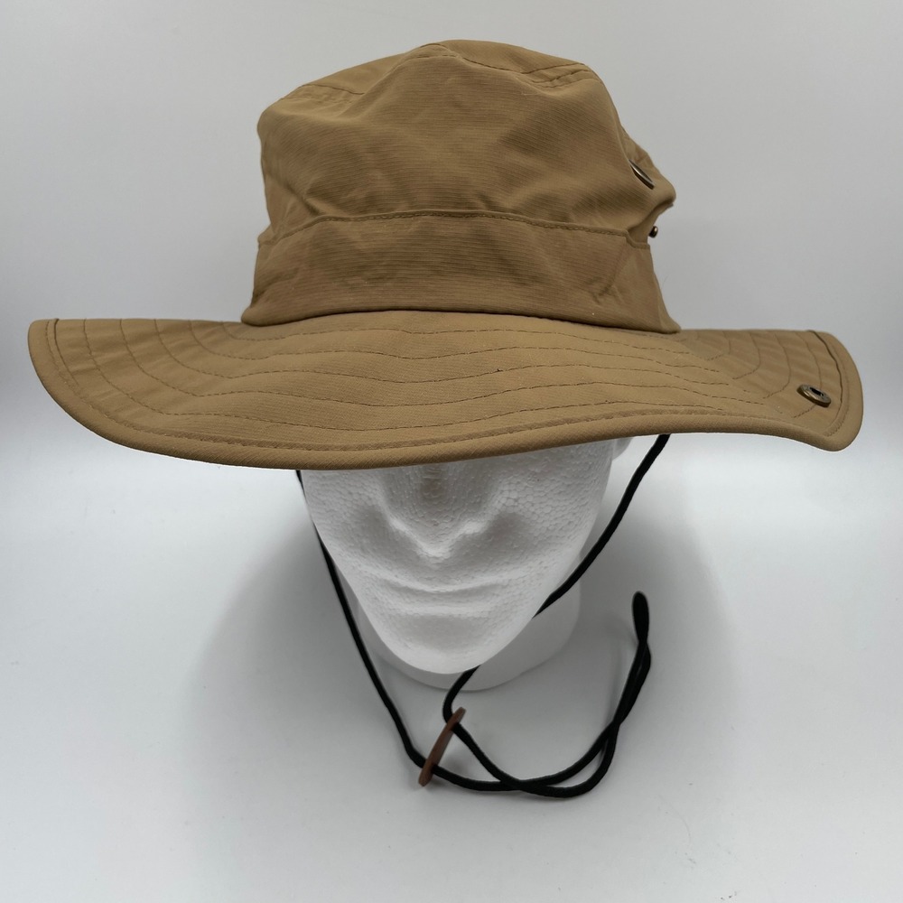 New Infinity Headwear Boonie Ripstop Brown Sun Hat UPF 50+ Wide Brim S/M